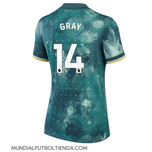 Camiseta Tottenham Hotspur Archie Gray #14 Tercera Equipación Replica 2024-25 para mujer mangas cortas